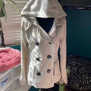 Billabong  cream color sweater/jacket